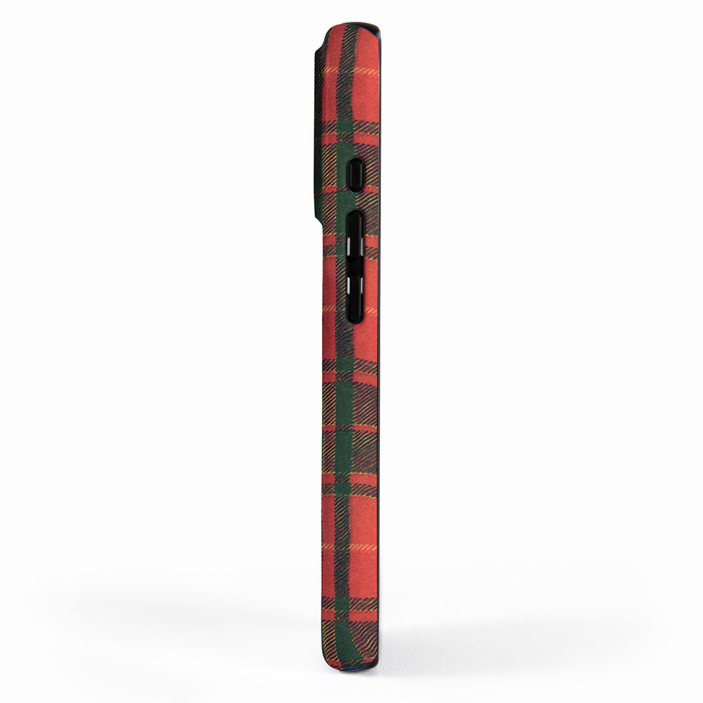 Classic Red Tartan Pattern iPhone Case Gallery Image 2