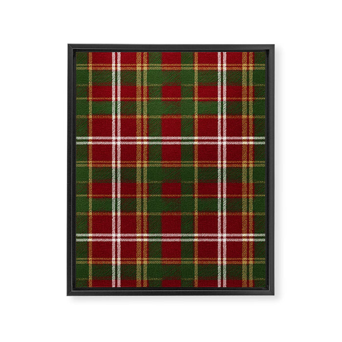 Classic Tartan Plaid Framed Canvas Print Gallery Image 1