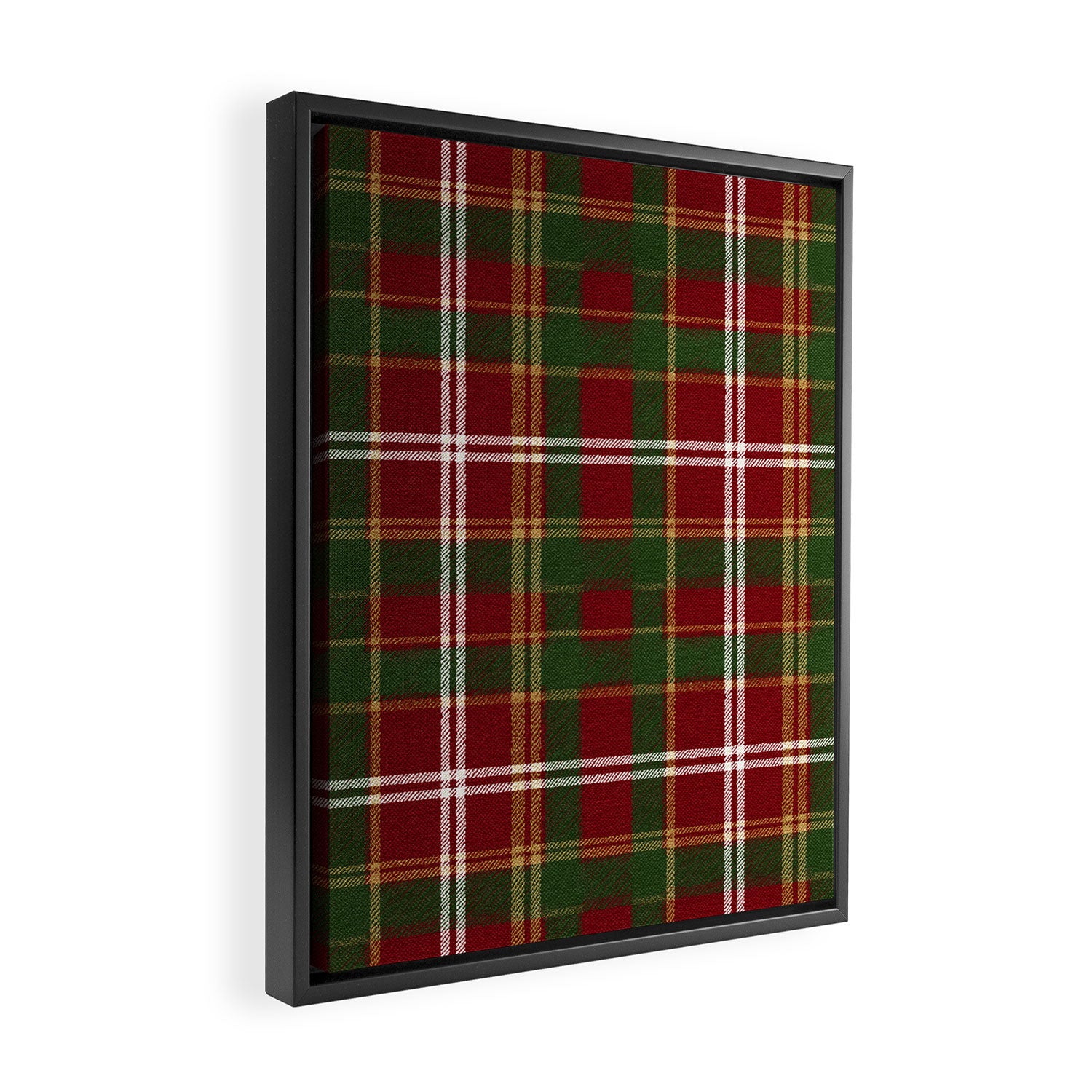 Classic Tartan Plaid Framed Canvas Print Gallery Image 2