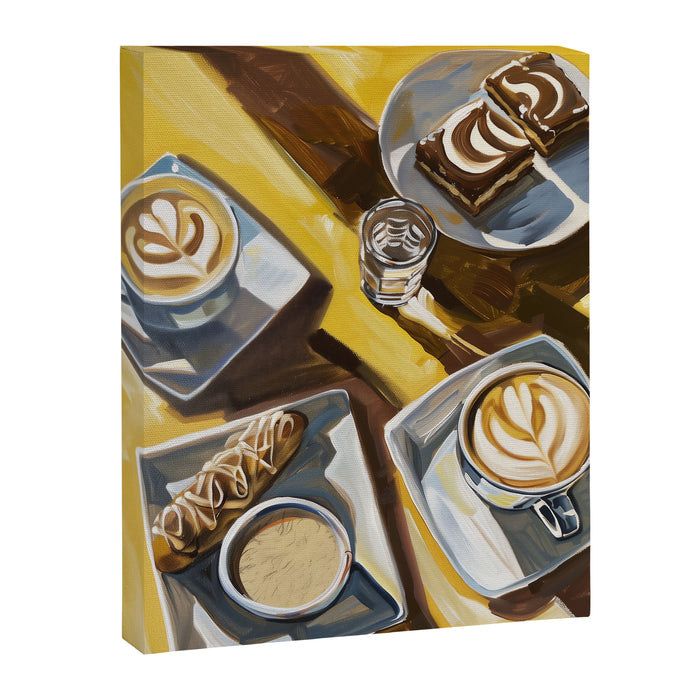 Coffee, Sweets and Sunlight Canvas Print Gallery Image 1