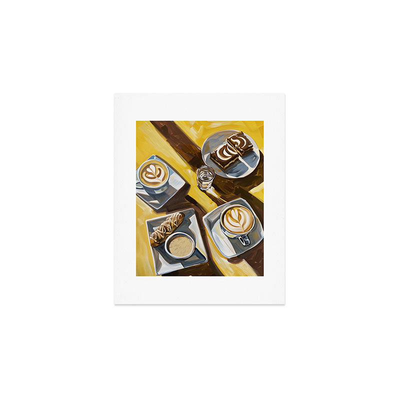 Coffee, Sweets and Sunlight Art Print Gallery Image 1