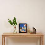 Coffee with a view Framed Canvas Print Gallery Image 4