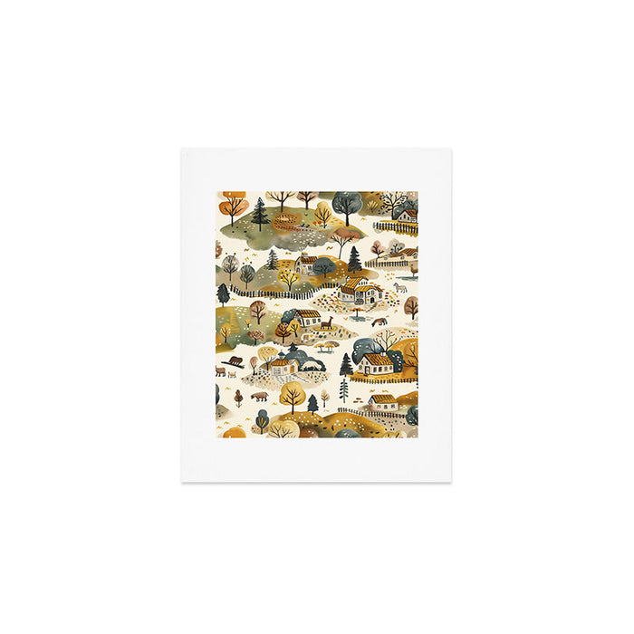 Cozy Heirloom Countryside Charm Art Print Gallery Image 1