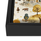 Cozy Heirloom Countryside Charm Framed Canvas Print Gallery Image 3