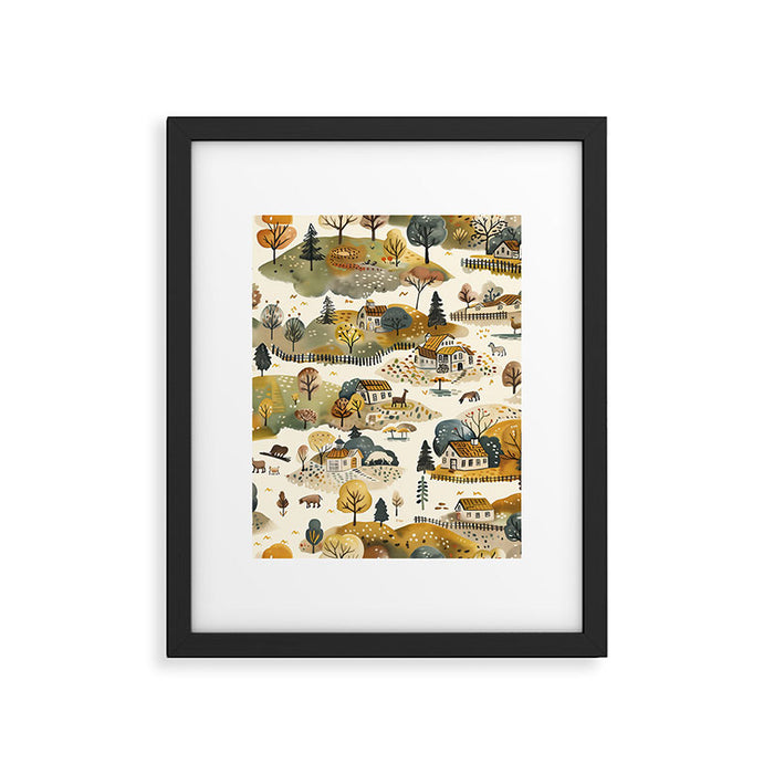 Cozy Heirloom Countryside Charm Framed Art Print Gallery Image 1