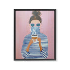 Cozy Morning Coffee Vibes Framed Canvas Print Gallery Image 6
