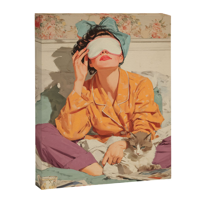 Cozy Morning Rituals Reimagined Canvas Print Gallery Image 1