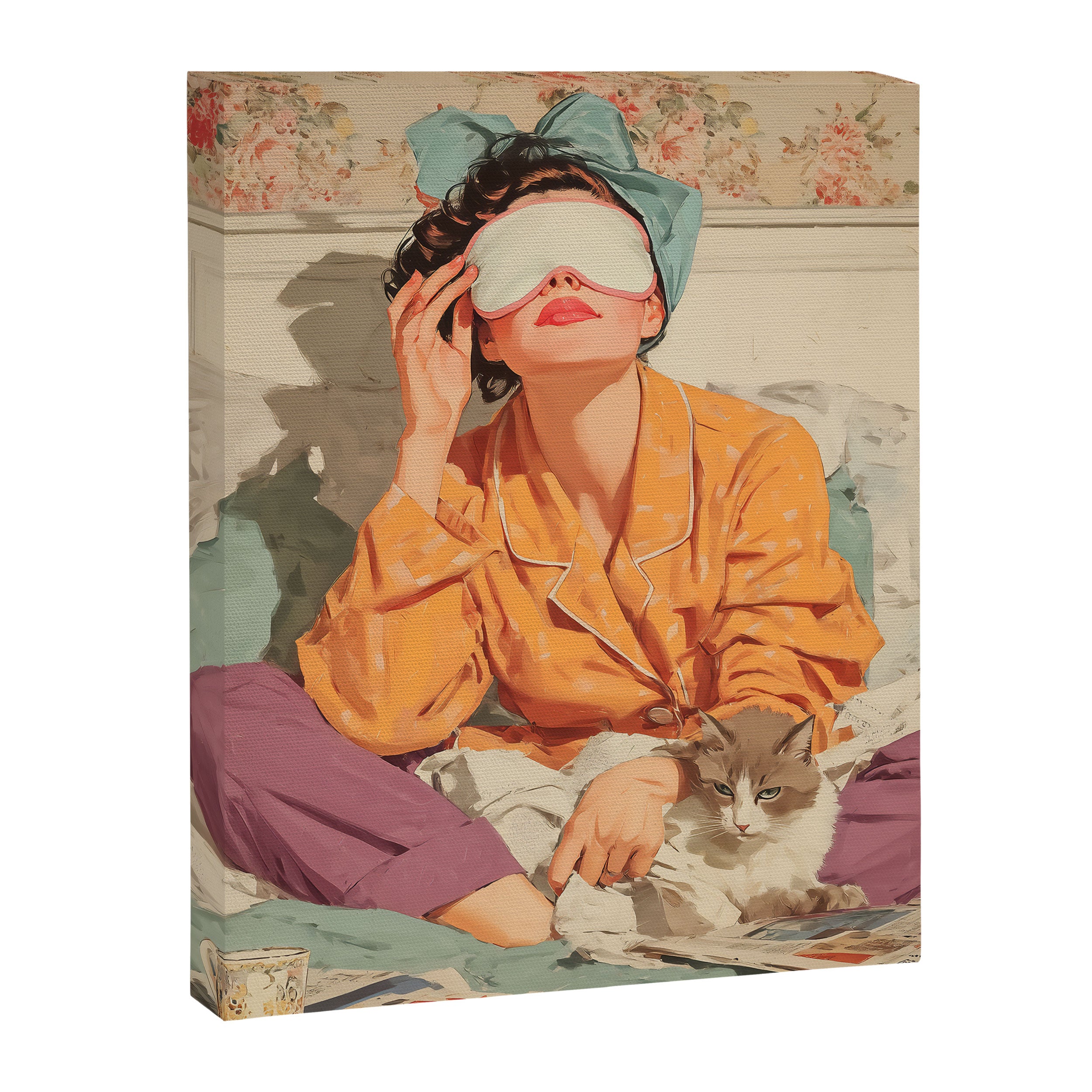 Cozy Morning Rituals Reimagined Canvas Print Gallery Image 6