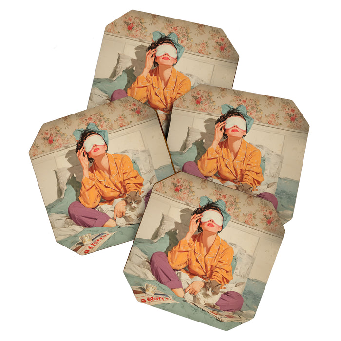 Cozy Morning Rituals Reimagined Coaster Gallery Image 1