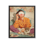 Cozy Morning Rituals Reimagined Framed Canvas Print Gallery Image 6