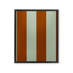 Crystal and Tobacco Stripes Framed Canvas Print Gallery Image 8