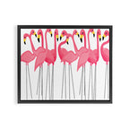 Cuban Pink Flamingos Framed Canvas Print Gallery Image 14