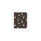 Cute Christmas Elves Art Print Gallery Image 1