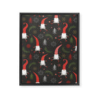 Cute Christmas Elves Framed Canvas Print Gallery Image 8