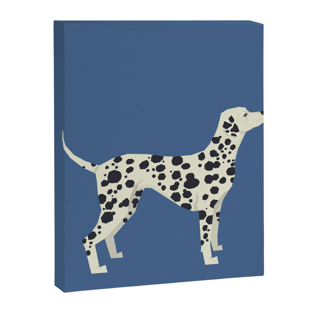 Dalmatian On Blue Canvas Print Gallery Image 8