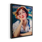 Daydream in Autumn Fields Framed Canvas Print Gallery Image 2