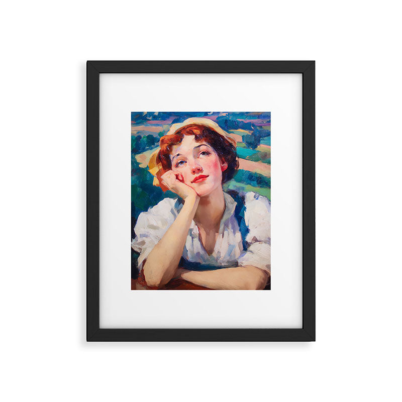 Daydream in Autumn Fields Framed Art Print Gallery Image 6