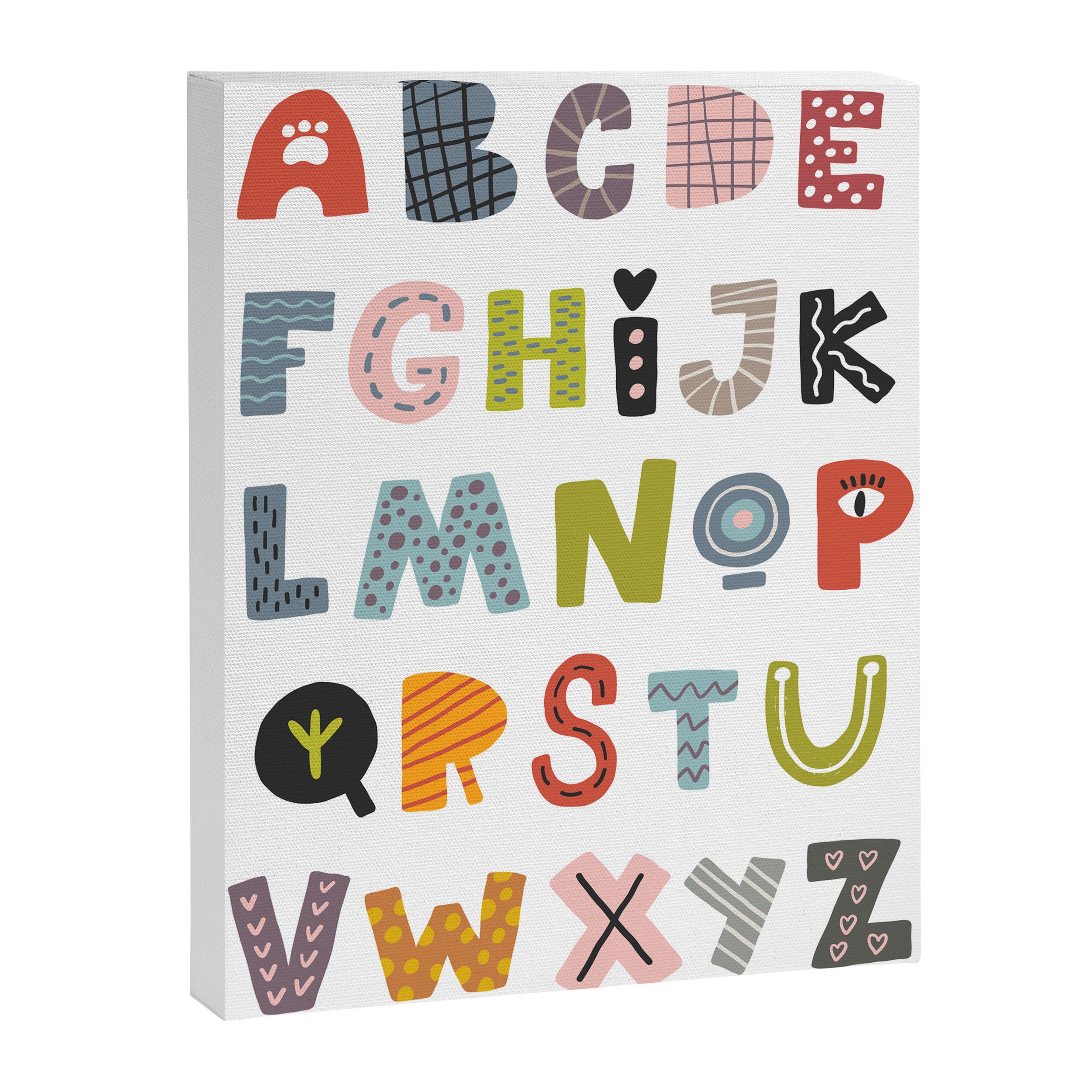 Decorative Alphabet Canvas Print Gallery Image 6