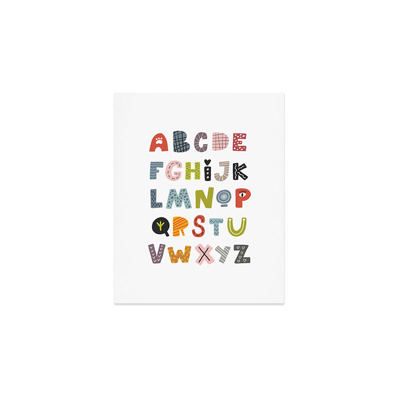 Decorative Alphabet Art Print Gallery Image 1