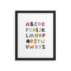Decorative Alphabet Framed Art Print Gallery Image 5