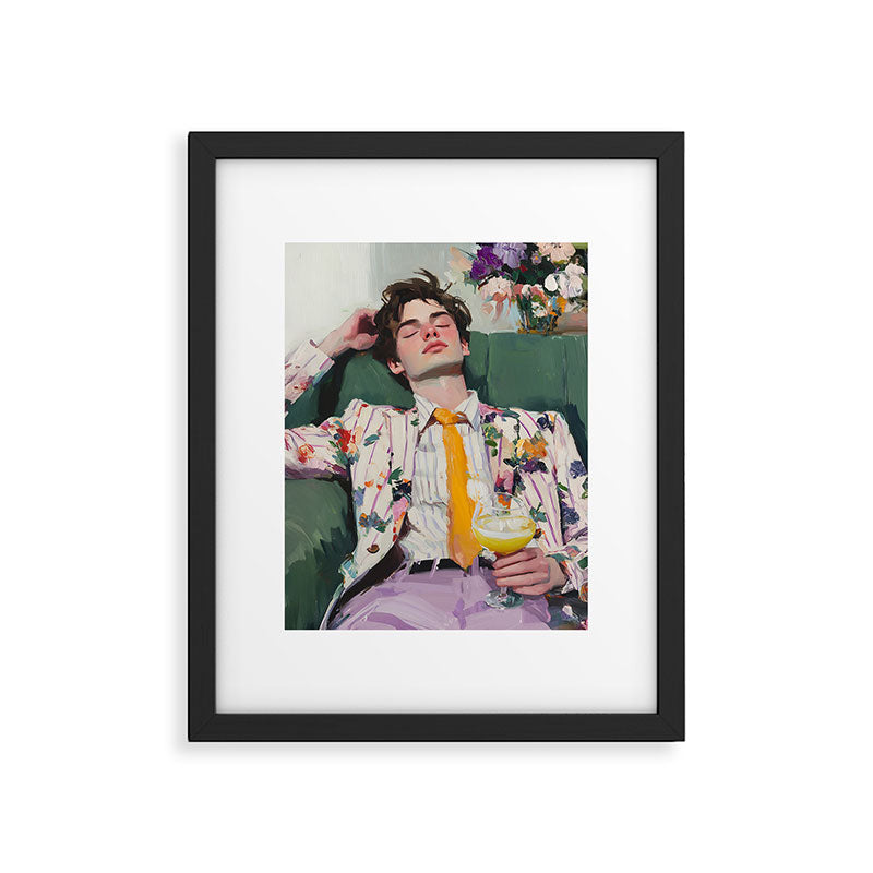 Dreaming in Floral Silence Framed Art Print Gallery Image 5