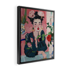 Dreamy Muse in Bloom  Framed Canvas Print Gallery Image 2