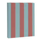 Dusty Pink Greyish Blue Stripe Canvas Print Gallery Image 8