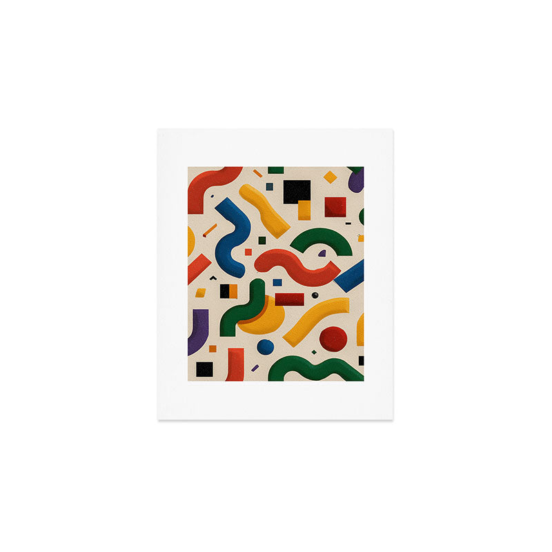 Eclectic Revival Autumn Geometry Art Print Gallery Image 1