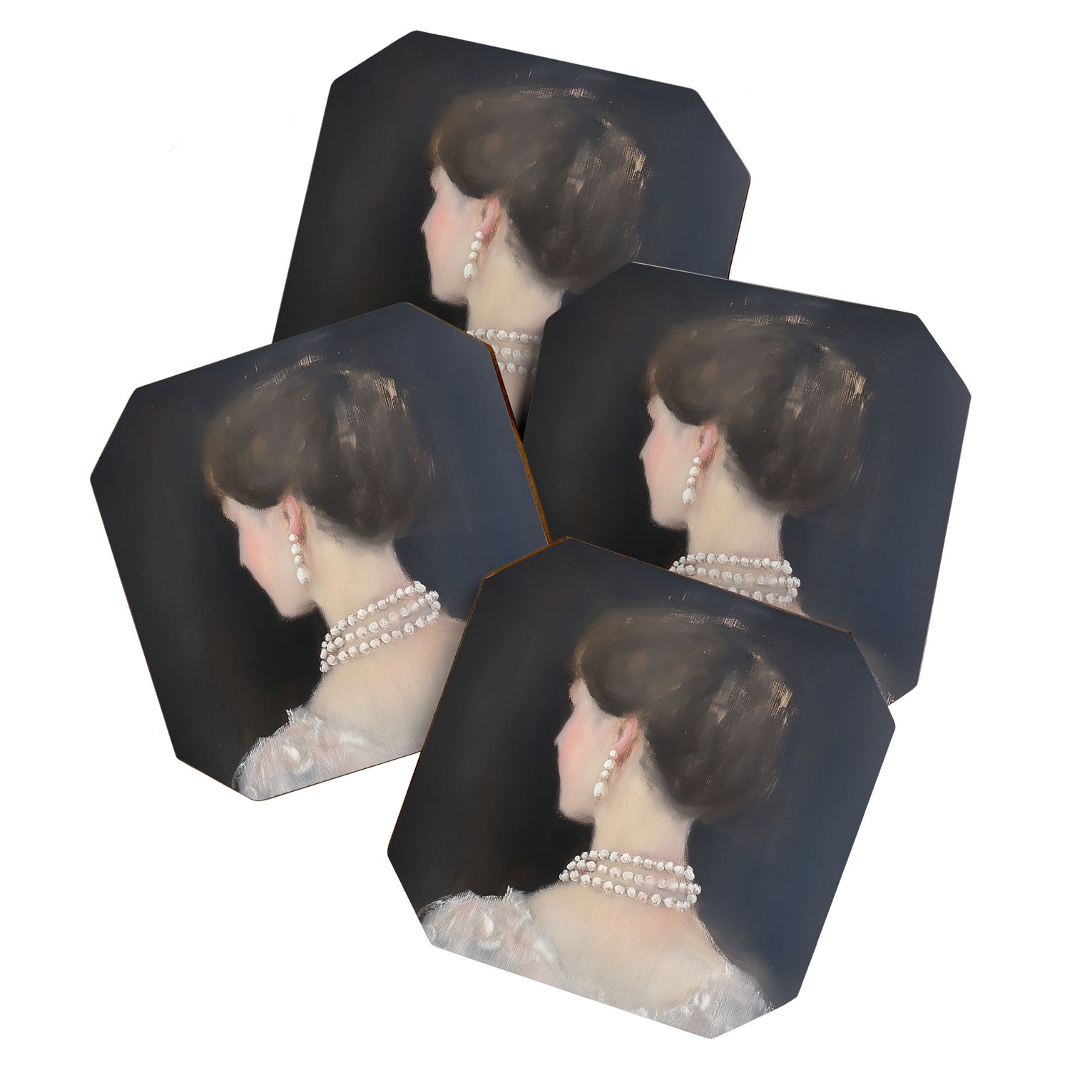 Elegance in Soft Focus Coaster Gallery Image 1