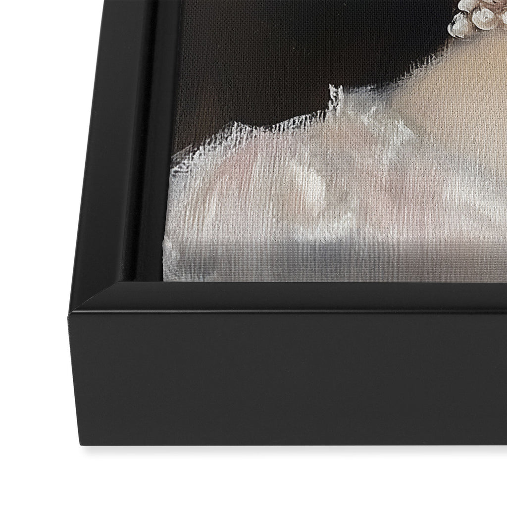 Elegance in Soft Focus Framed Canvas Print Gallery Image 3