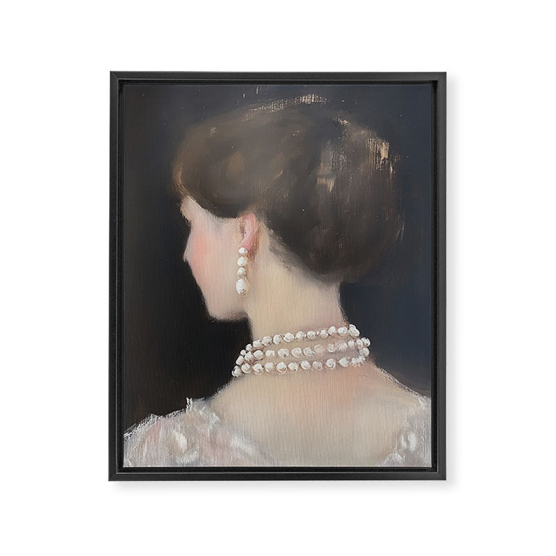 Elegance in Soft Focus Framed Canvas Print Gallery Image 6