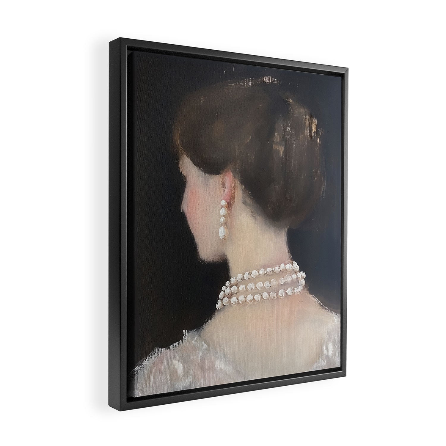 Elegance in Soft Focus Framed Canvas Print Gallery Image 2