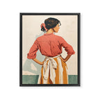Elegance Wrapped in Seasons Framed Canvas Print Gallery Image 8