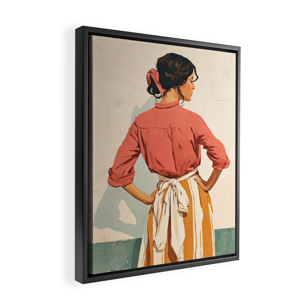 Elegance Wrapped in Seasons Framed Canvas Print Gallery Image 2