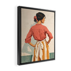 Elegance Wrapped in Seasons Framed Canvas Print Gallery Image 2