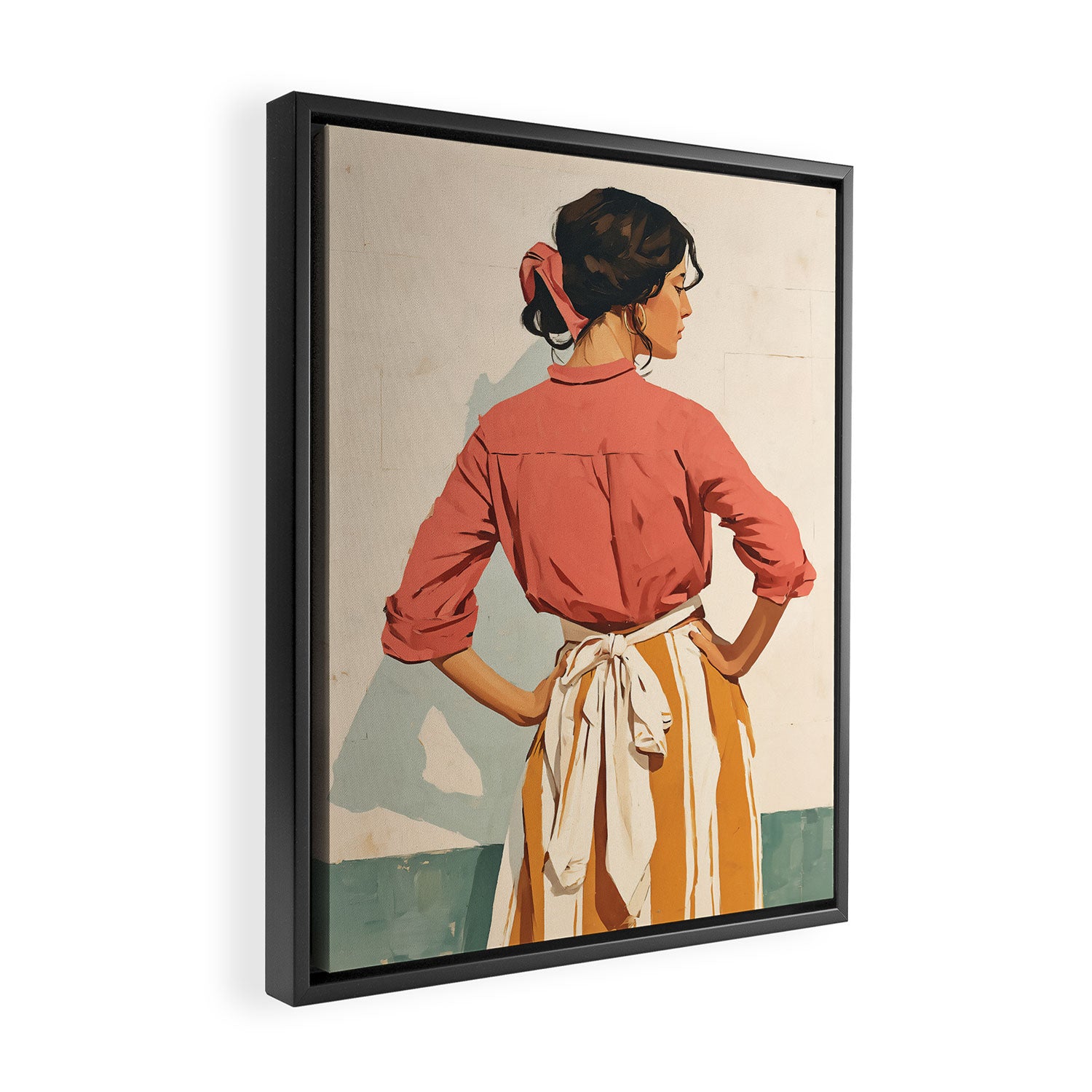 Elegance Wrapped in Seasons Framed Canvas Print Gallery Image 2