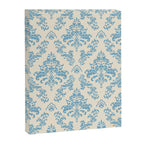 Elegant Air Blue Damask Pattern Canvas Print Gallery Image 8