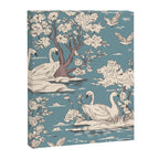Elegant Swans in Bloom Canvas Print Gallery Image 8