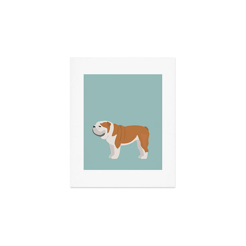 English Bulldog Art Print Gallery Image 1