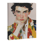 Floral Gaze Portrait Canvas Print Gallery Image 6
