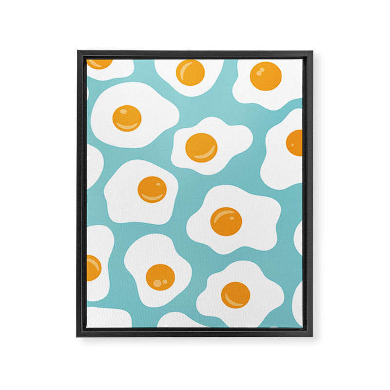 Fried Eggs Framed Canvas Print Gallery Image 8