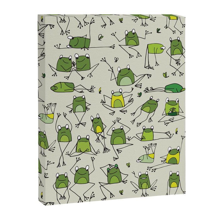 Funny Frogs Canvas Print Gallery Image 1