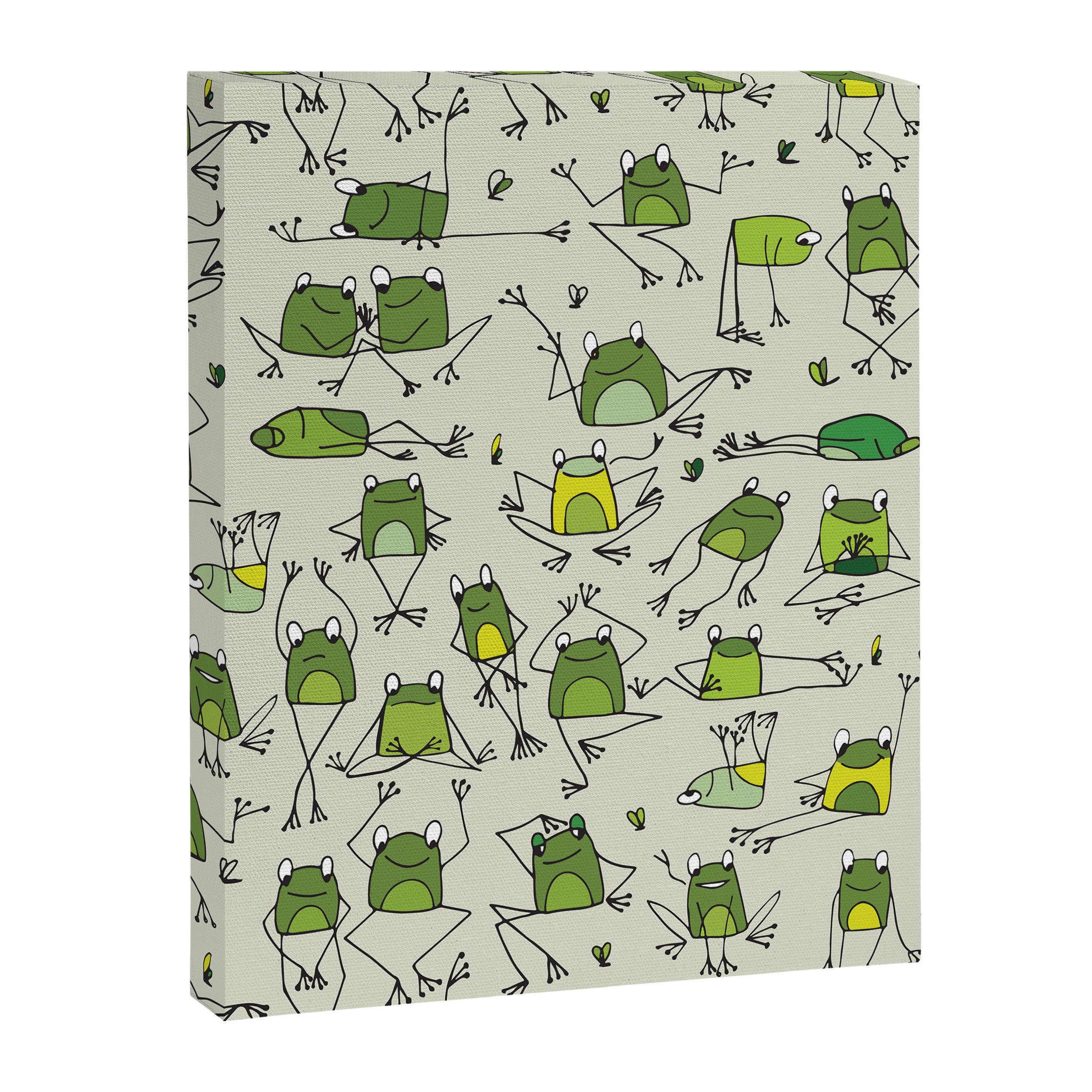 Funny Frogs Canvas Print Gallery Image 8