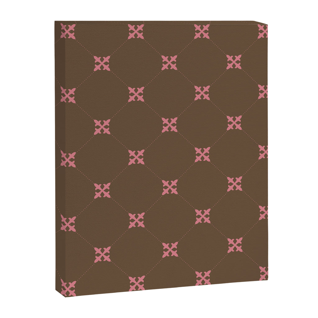 Geometric Retro Diamond Pattern Canvas Print Gallery Image 8
