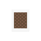 Geometric Retro Diamond Pattern Art Print Gallery Image 1