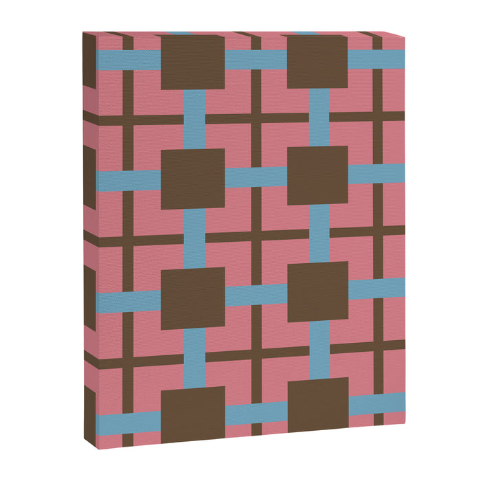 Geometric Warm Revival Block Canvas Print Gallery Image 1