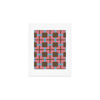 Geometric Warm Revival Block Art Print Gallery Image 1