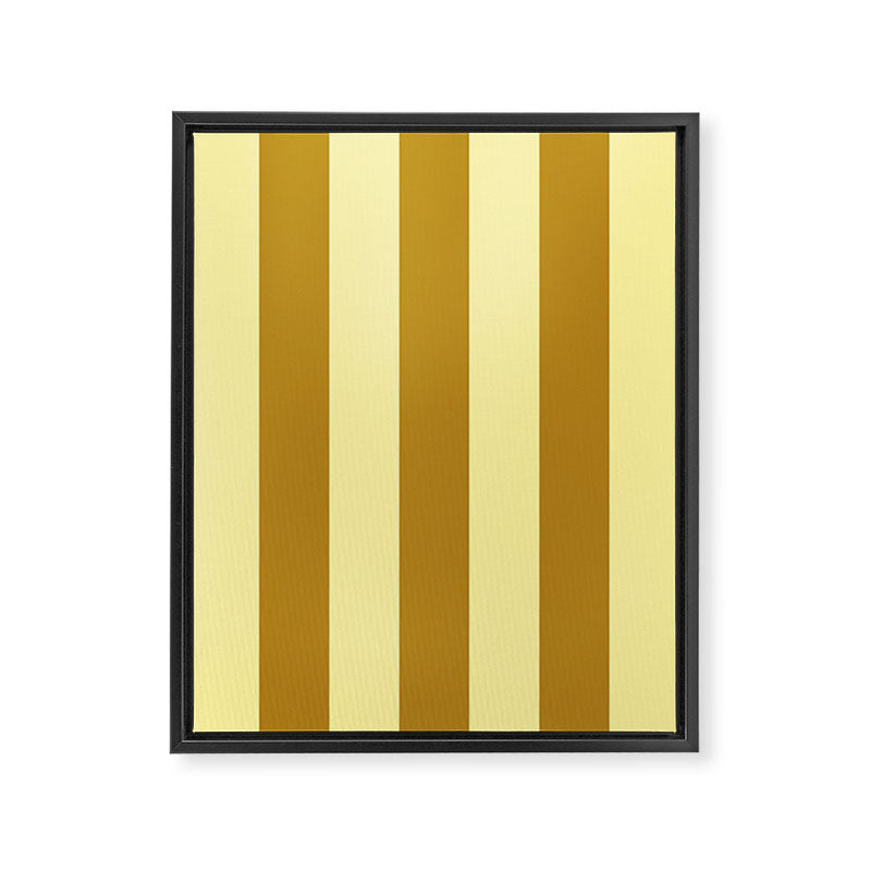 Gold Leaf Mustard and Lemon Sorbet Yellow Framed Canvas Print Gallery Image 8