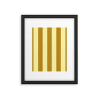 Gold Leaf Mustard and Lemon Sorbet Yellow Framed Art Print Gallery Image 6