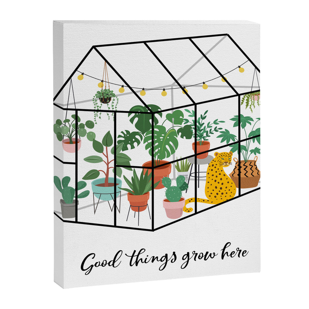 Good Things Grow Here Illustrated Quote Canvas Print Gallery Image 6